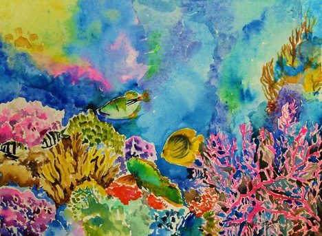Watercolour Paintings Rhona Beh Smith